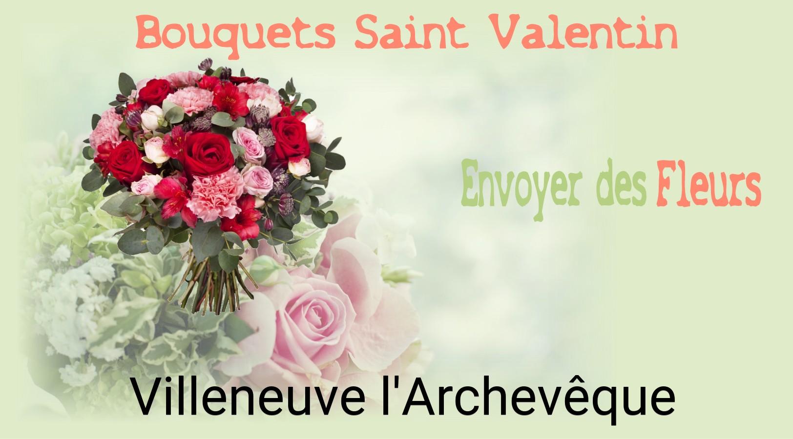 Roses de Saint-Valentin livrées à Villeneuve-l'Archevêque